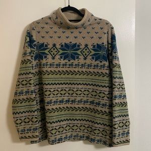 LL Bean fleece sweater